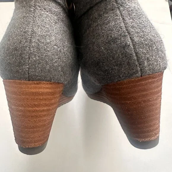 Dr. Scholl's Women's Create Wedge Bootie Shoes Mid Grey Size 7.5 - Picture 6 of 10